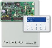 PARADOX EVO192HD + K656 riasztórendszer központ és kezelőegység dobozzal